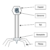 Figure 1 – This shows the key structural components of a bacteriophage